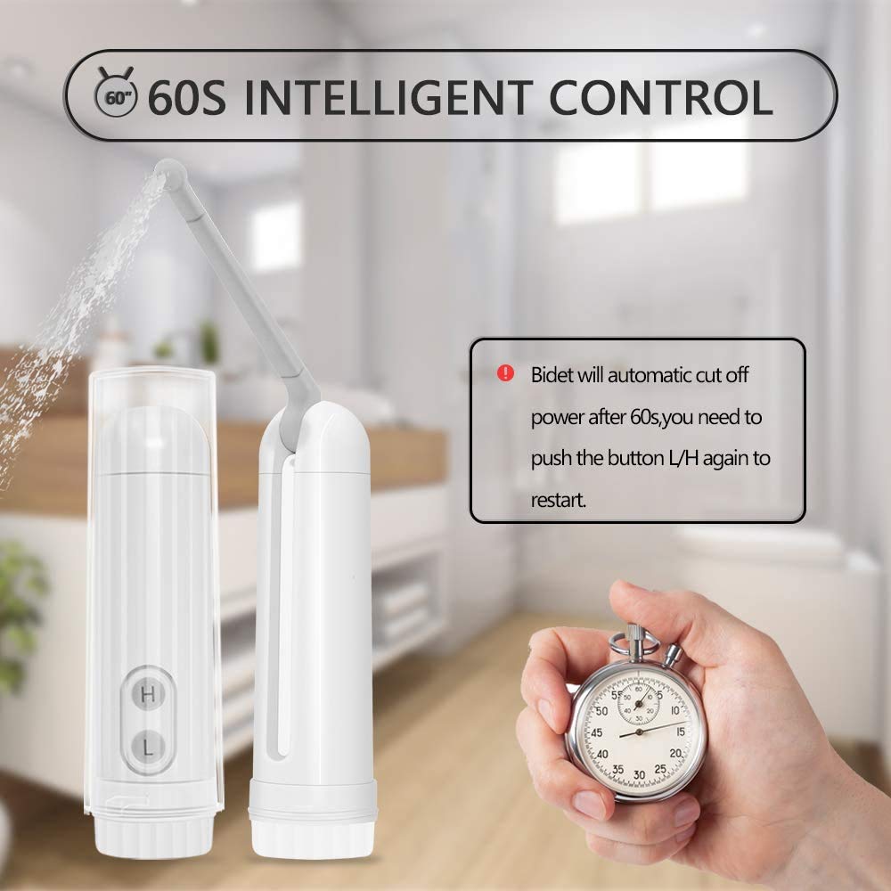 Portable Travel Bidet by GUSTYLE IPX6 Waterproof Electric - GUSTYLE Official Imagery - 7