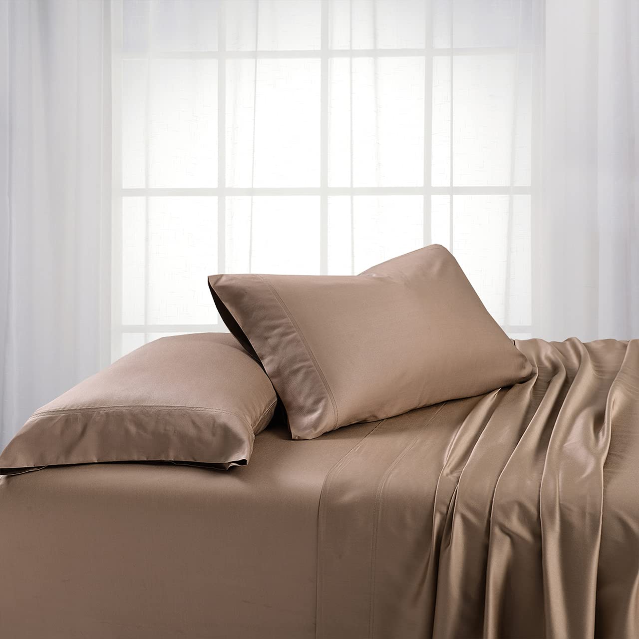 Royal Hotel Top Split King 600 TC Viscose from Bamboo Sheets - Product Imagery