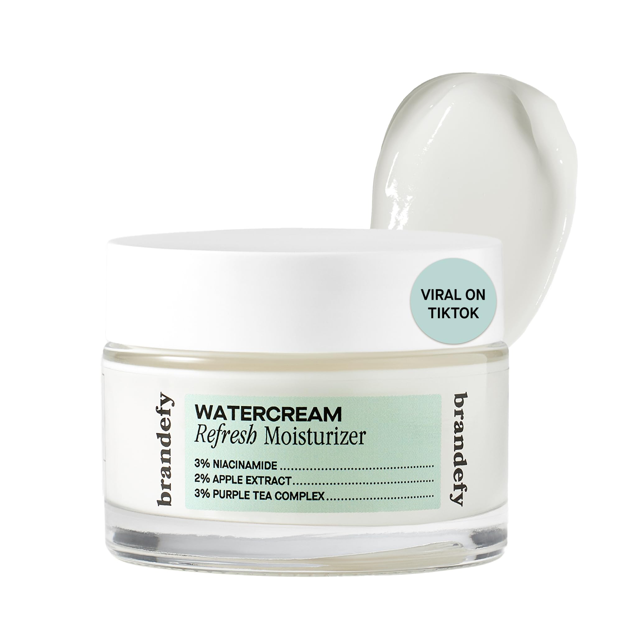 Brandefy Water Cream Refresh Moisturizer - Lightweight, - Product Imagery