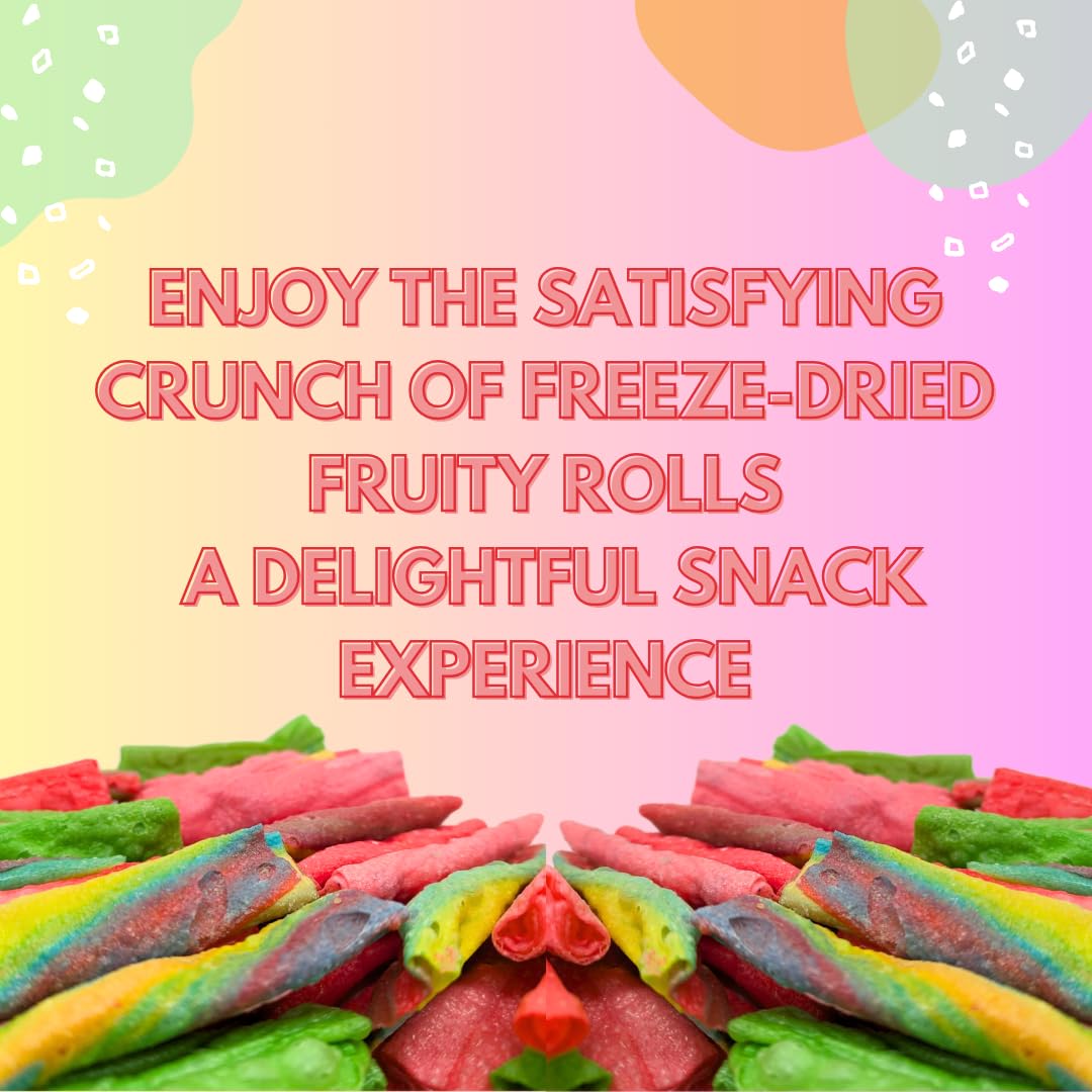 G-Box Freeze Dried Fruity Crunch Rolls Candy, TikTok Trend Items, Free - View 6