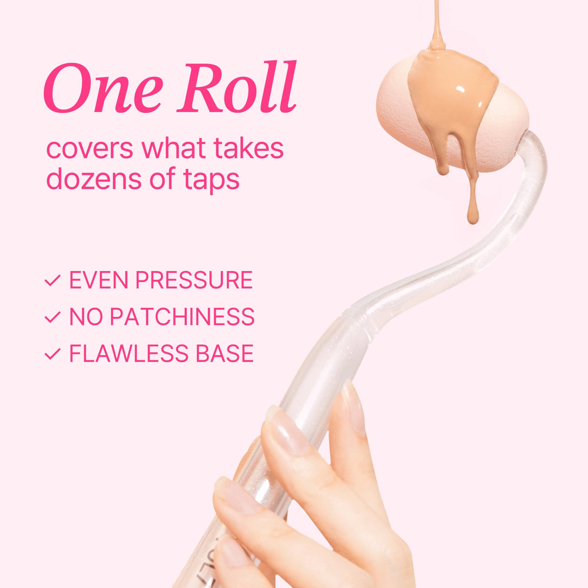 Rolling Makeup Sponge with Replaceable Puff Blender for - YUL7 Official Imagery - 3