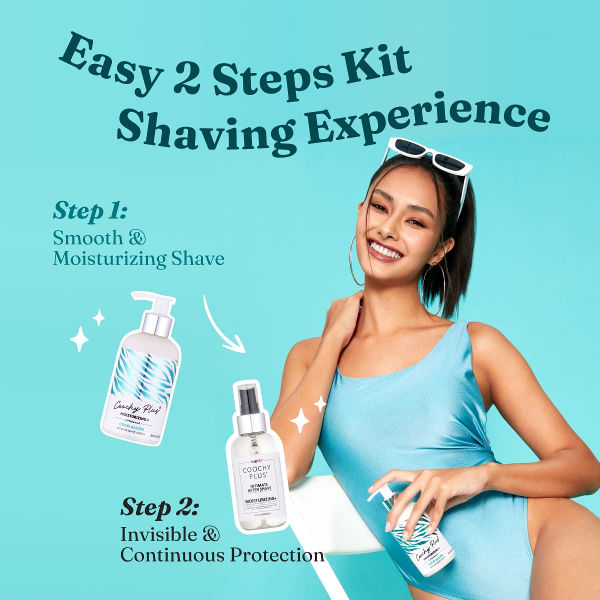Coochy Plus Coco Allure Intimate Shaving Cream After Shave - IntiMD Official Imagery - 3