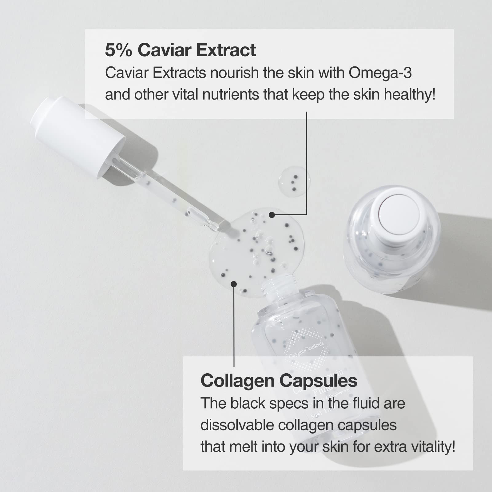 OxygenCeuticals Caviar Protein Fluid – Total Anti-Aging Ampoule - OxygenCeuticals