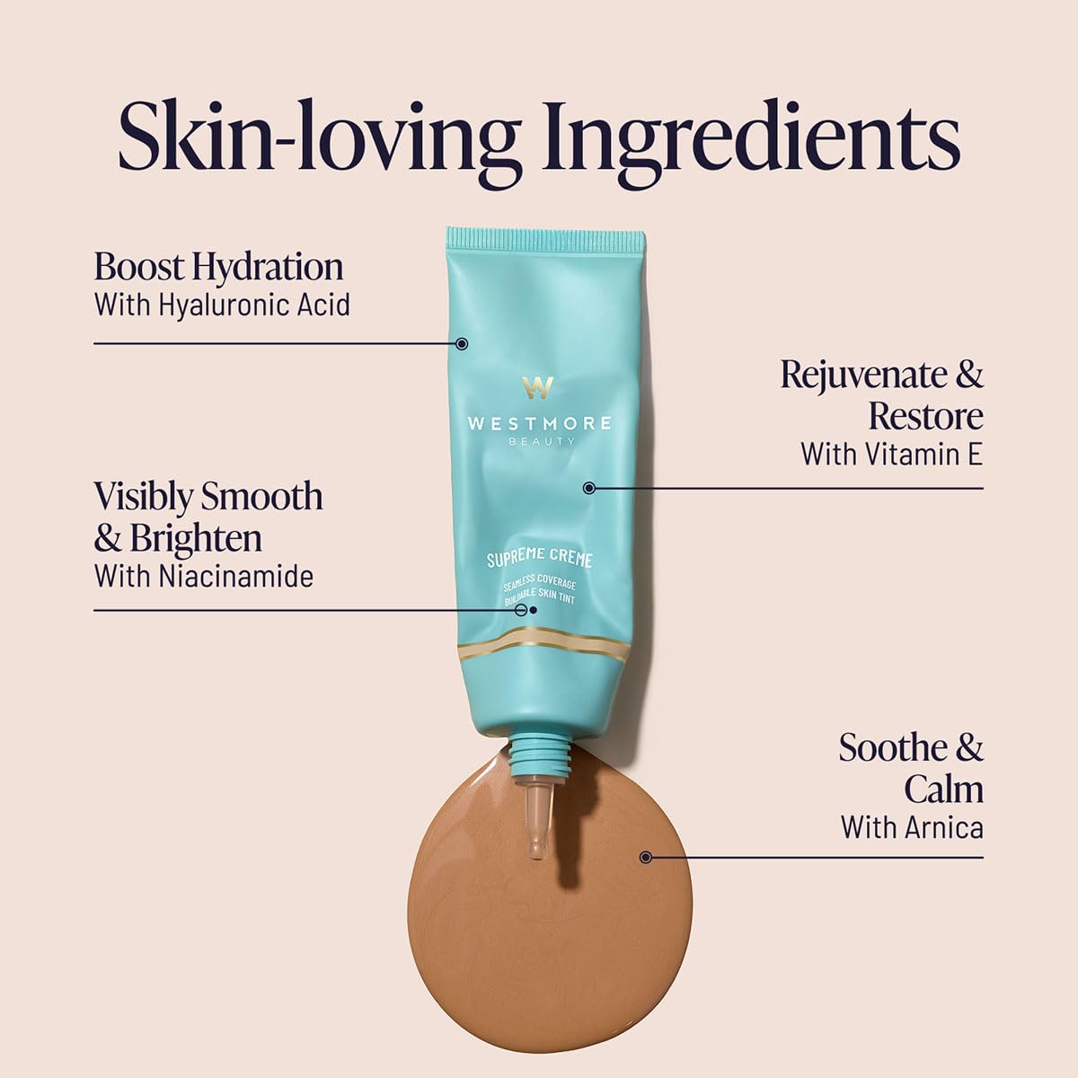Westmore Beauty Supreme Creme Skin Tint Foundation 3N Medium - Westmore Beauty Official Imagery - 6