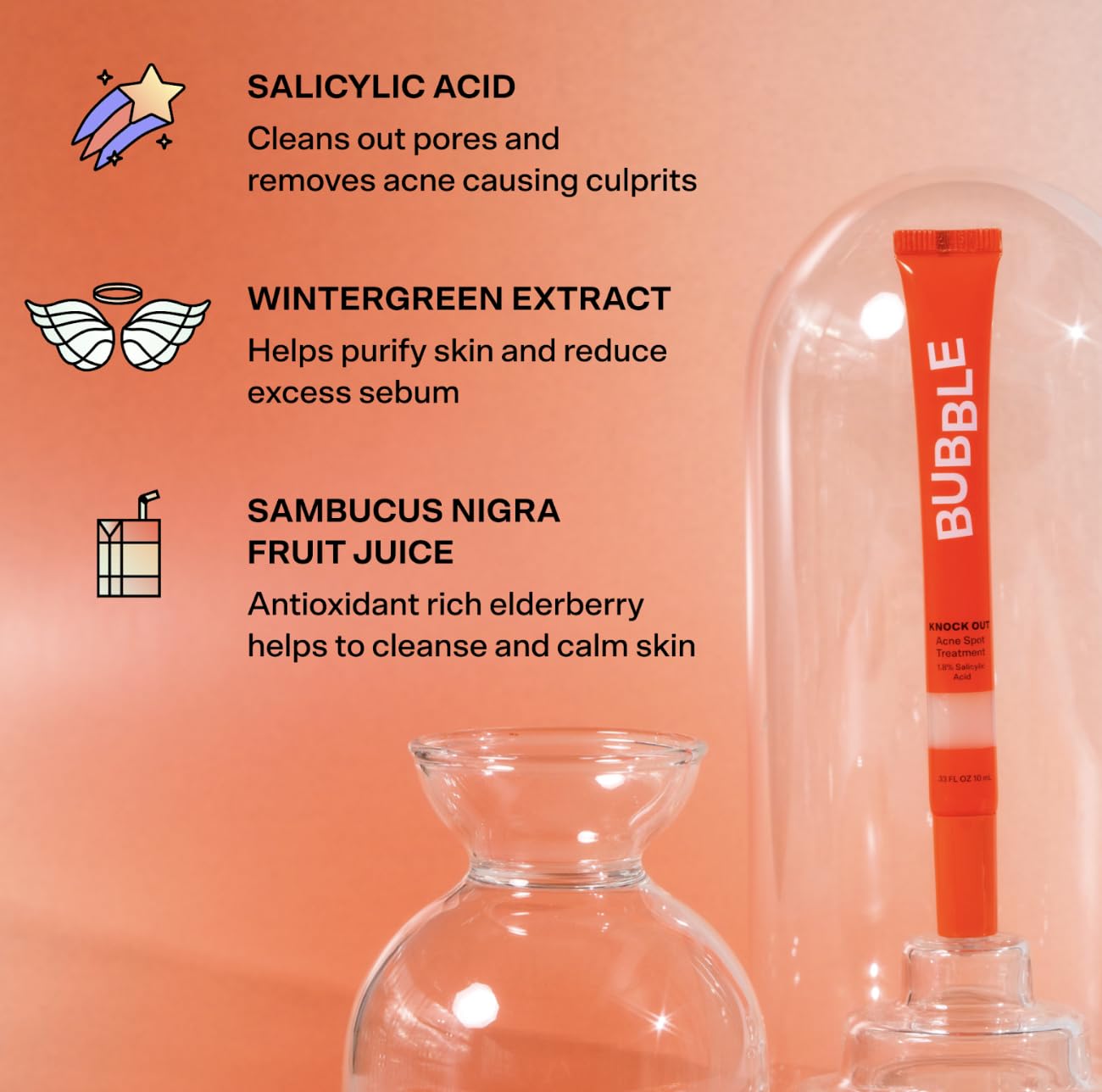 Bubble Skincare Knock Out 1.8% Salicylic Acid Acne Spot Treatment - Bubble Skincare