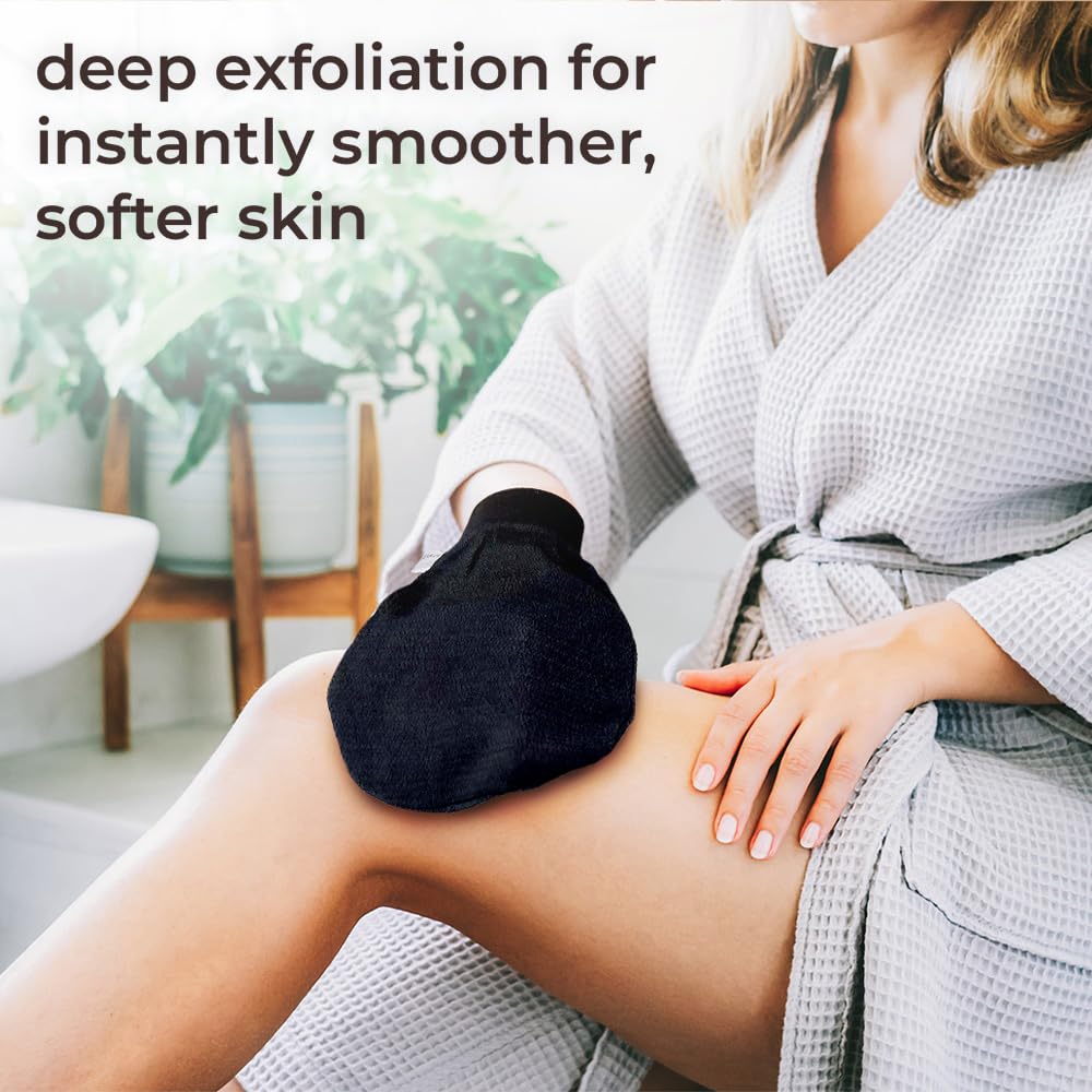 Natural Elephant Exfoliating Hammam Glove - Authentic Moroccan Kessa Body Scrub Mi - Natural Elephant Official Product View 3