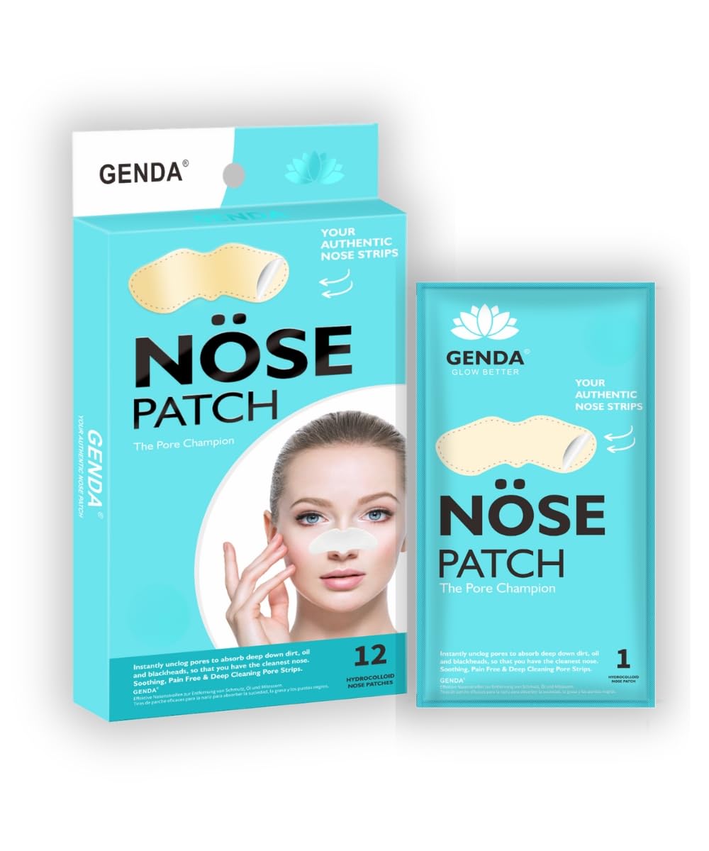 GENDA Blackhead Remover Nose Pore Strips for Deep Cleansing, - GENDA