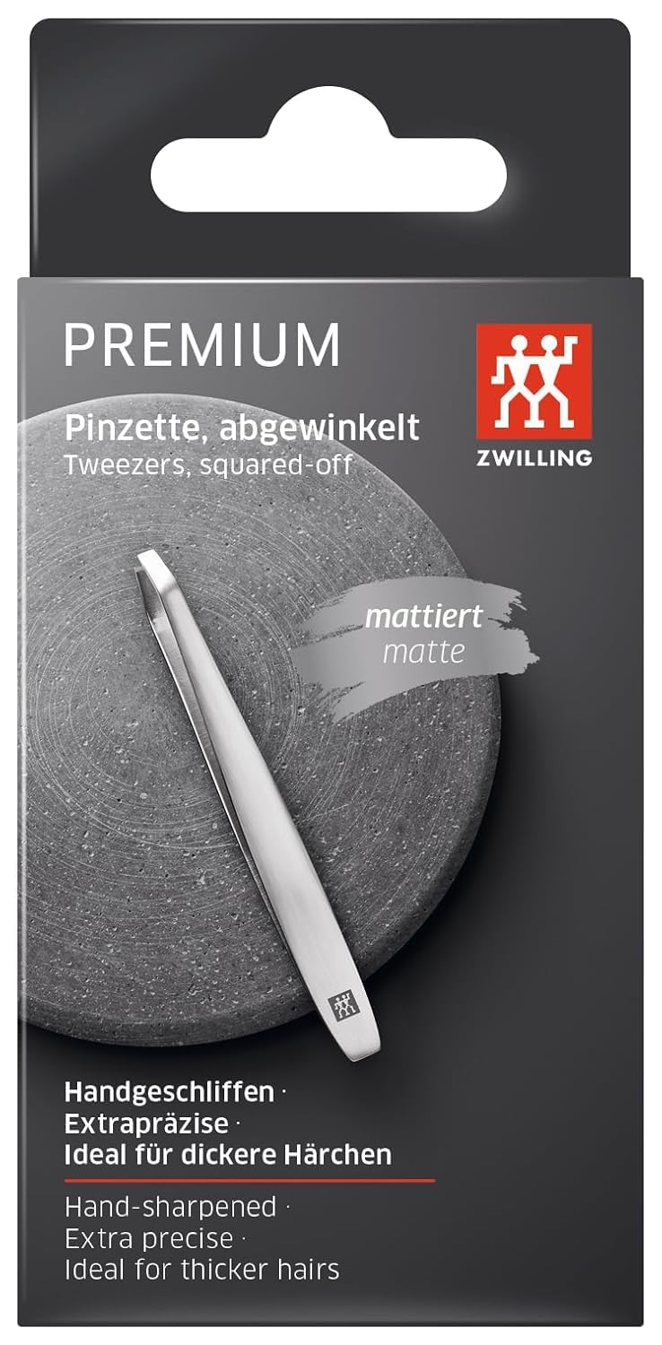 ZWILLING Angled Tweezers Premium Silver 3 5 inch - ZWILLING Official Imagery - 7