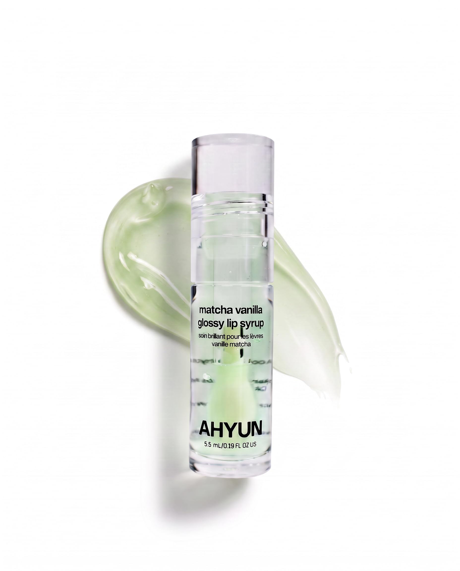 AHYUN Matcha Vanilla Glossy Lip Syrup - Fungal Acne Safe Non Sticky Barrier Ca - AHYUN Official Product View 2