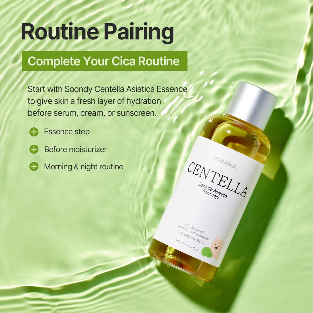 mixsoon Soondy Centella Asiatica Essence - Soothing & Calming and Hydrating for F - mixsoon Official Product View 6