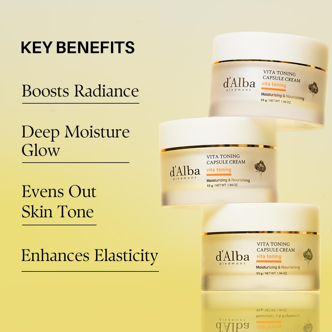 d alba Piedmont Vita Toning Capsule Cream Face Moisturizer - d'alba Piedmont Official Imagery - 6