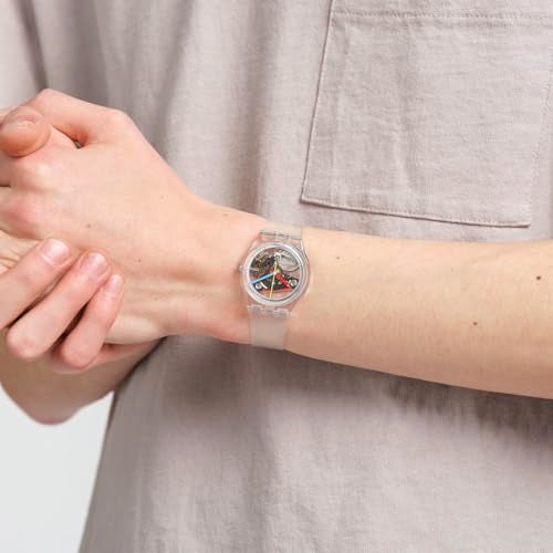 Swatch Gent Biosourced Unisex Watch Casual Polymer Transparent - Product Imagery