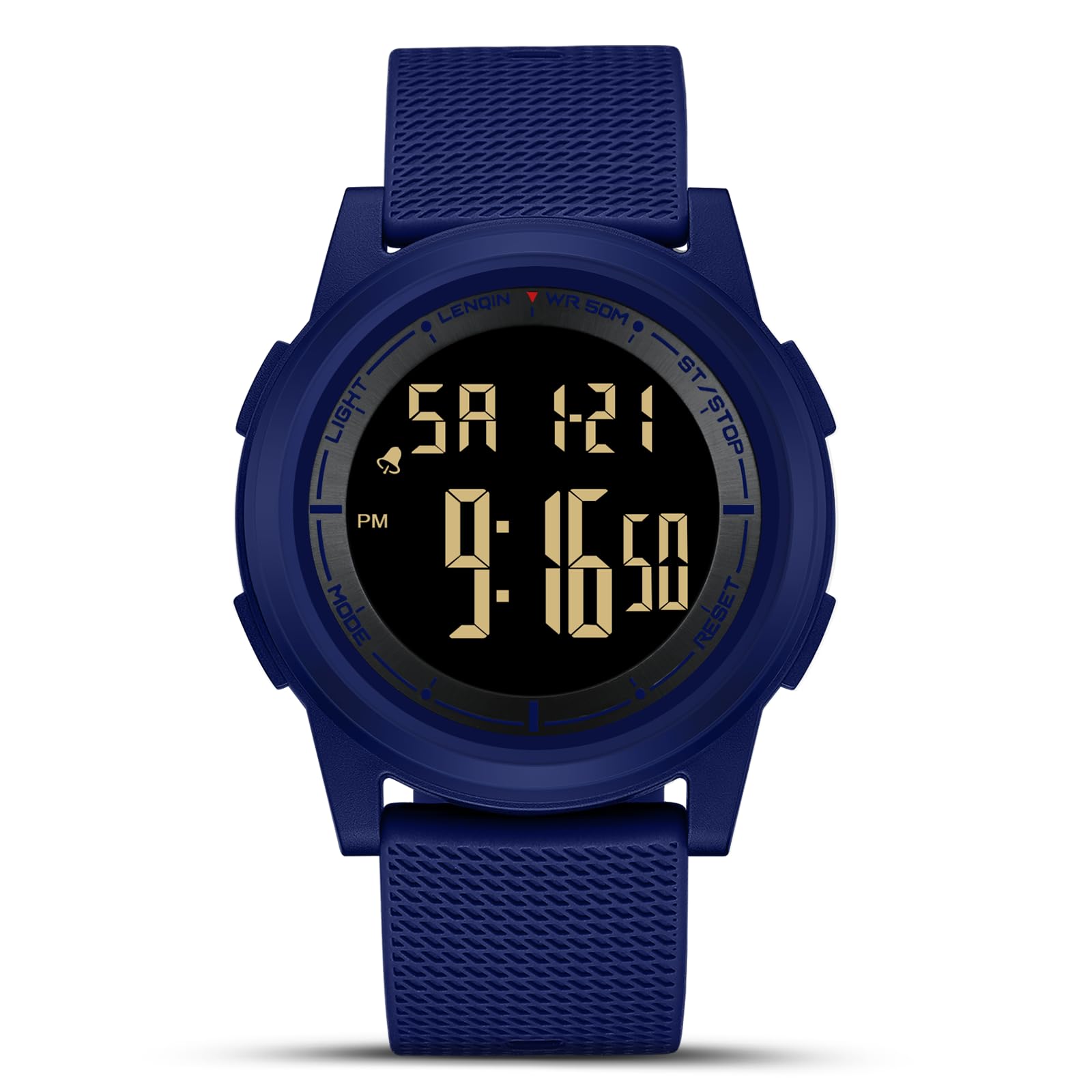 HANPOSH Mens Digital Watch Ultra Thin Sports Waterproof Watches for Me - View 8