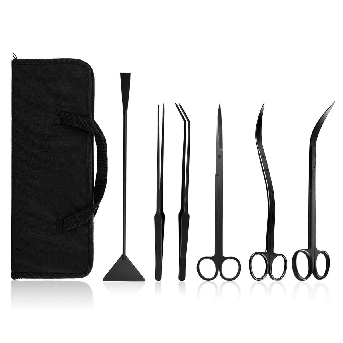 Aquascaping Tools 7 in 1 Kit Aquarium Plant Scissors Tools - KnR Harmony Official Imagery - 2