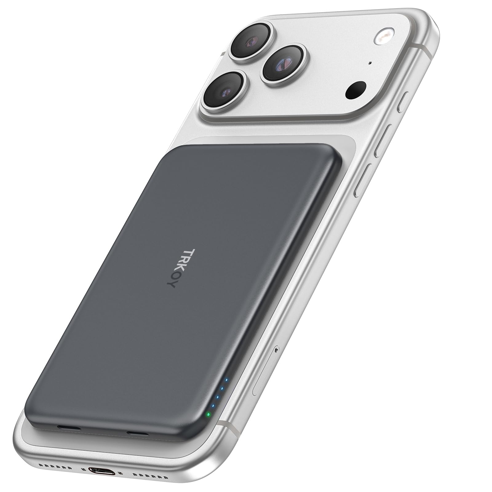 TRKOY for Magsafe Portable Charger, 5000mAh Slim Wireless Magnetic Power Bank - TRKOY Official Product View 1