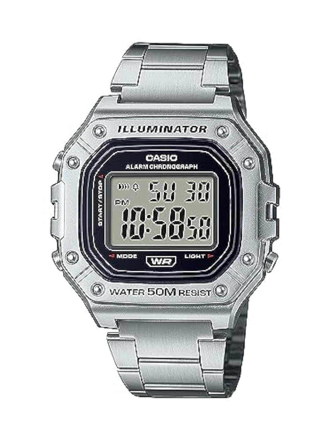 Casio W218H Series | Men’s Digital Watch | 50M WR | 1/100 Second Stopw - View 4