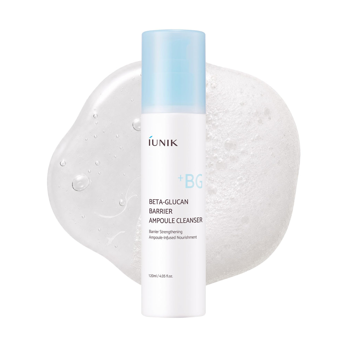 IUNIK Beta Glucan Barrier Ampoule Cleanser - IUNIK Official Product Imagery - 1