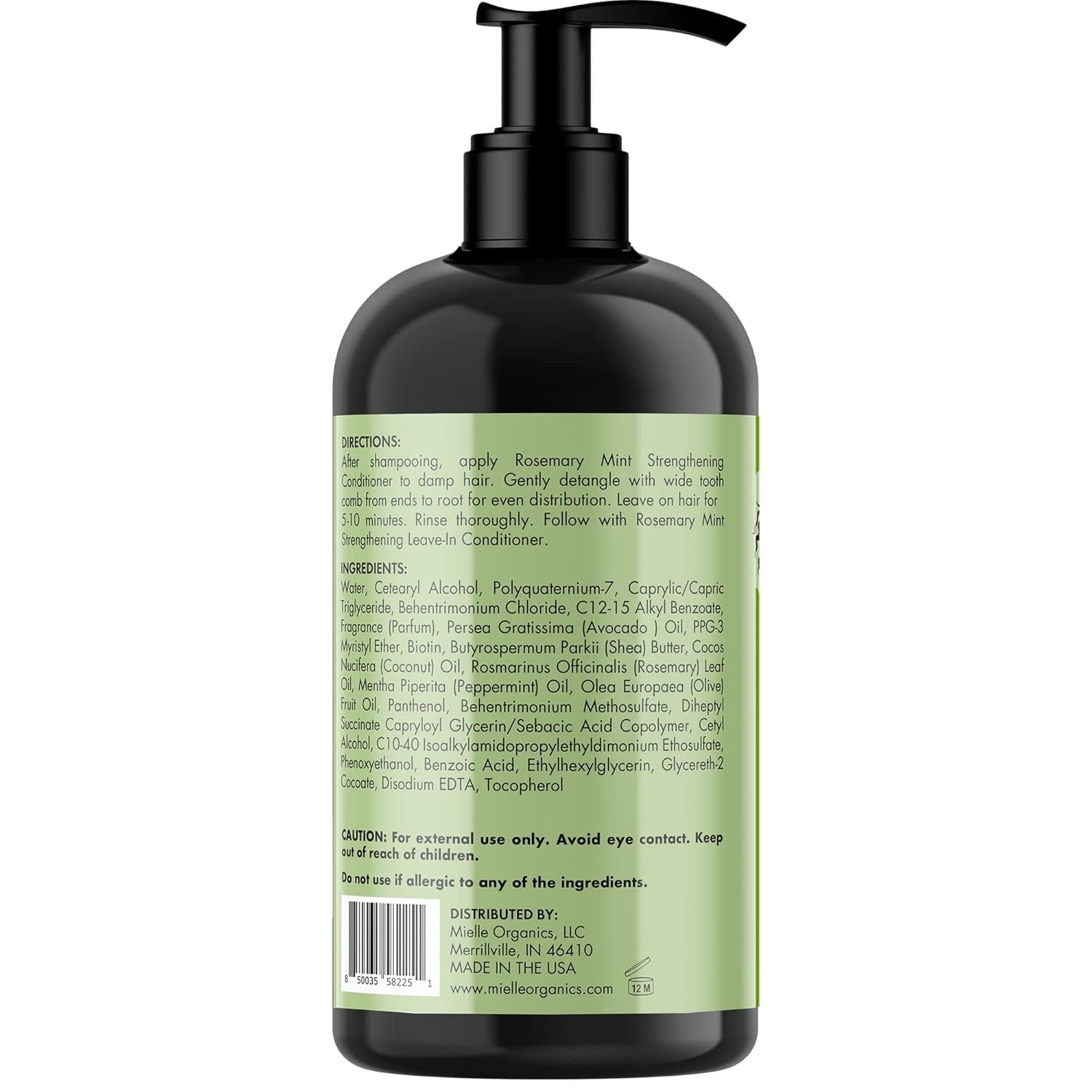 Mielle Organics Rosemary Mint Strengthening Hair Conditioner & Men - Biotin - Mielle Organics Official Product View 9