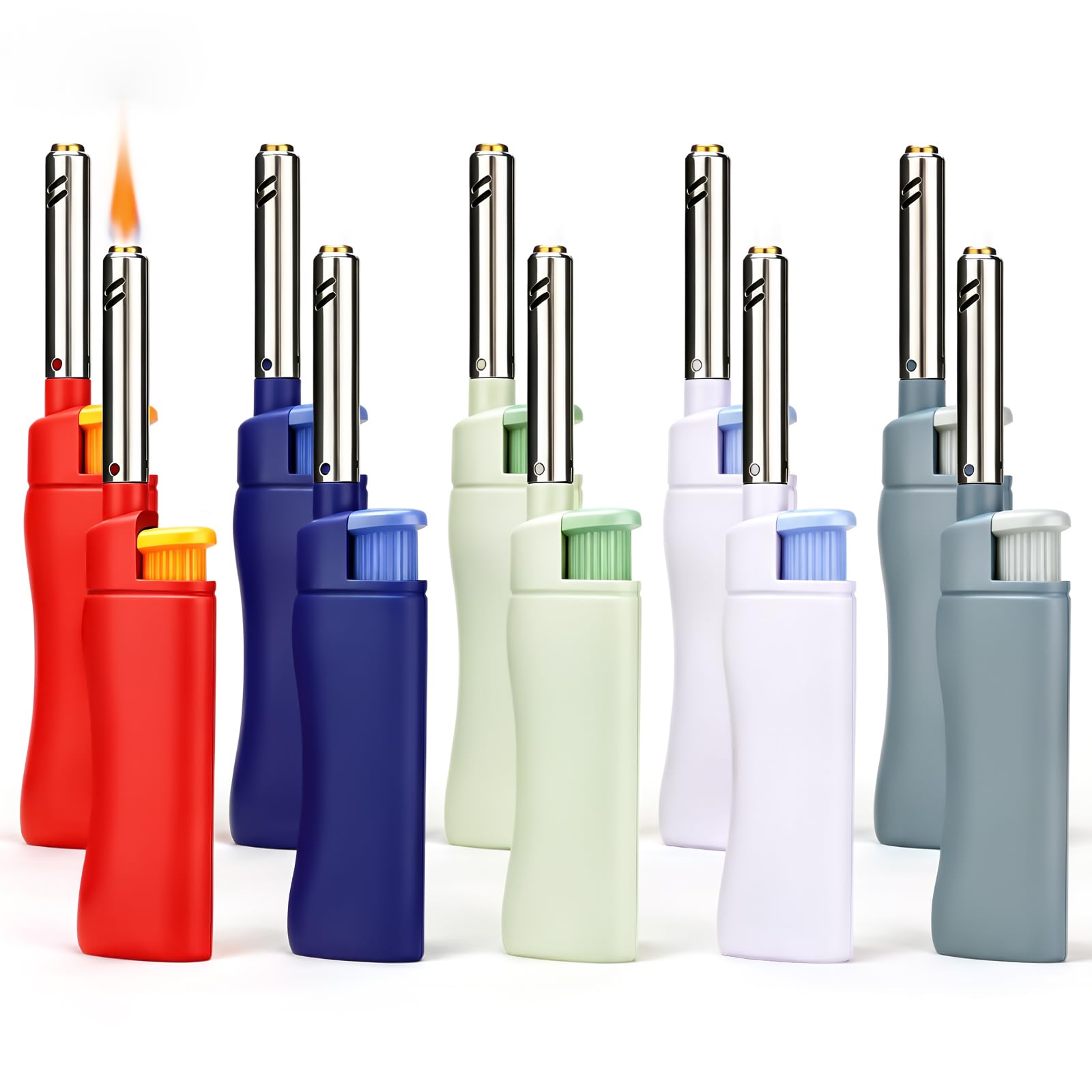 MK Lighter 10pcs. Outdoor Series Candle Lighters, Windproof - Product Imagery
