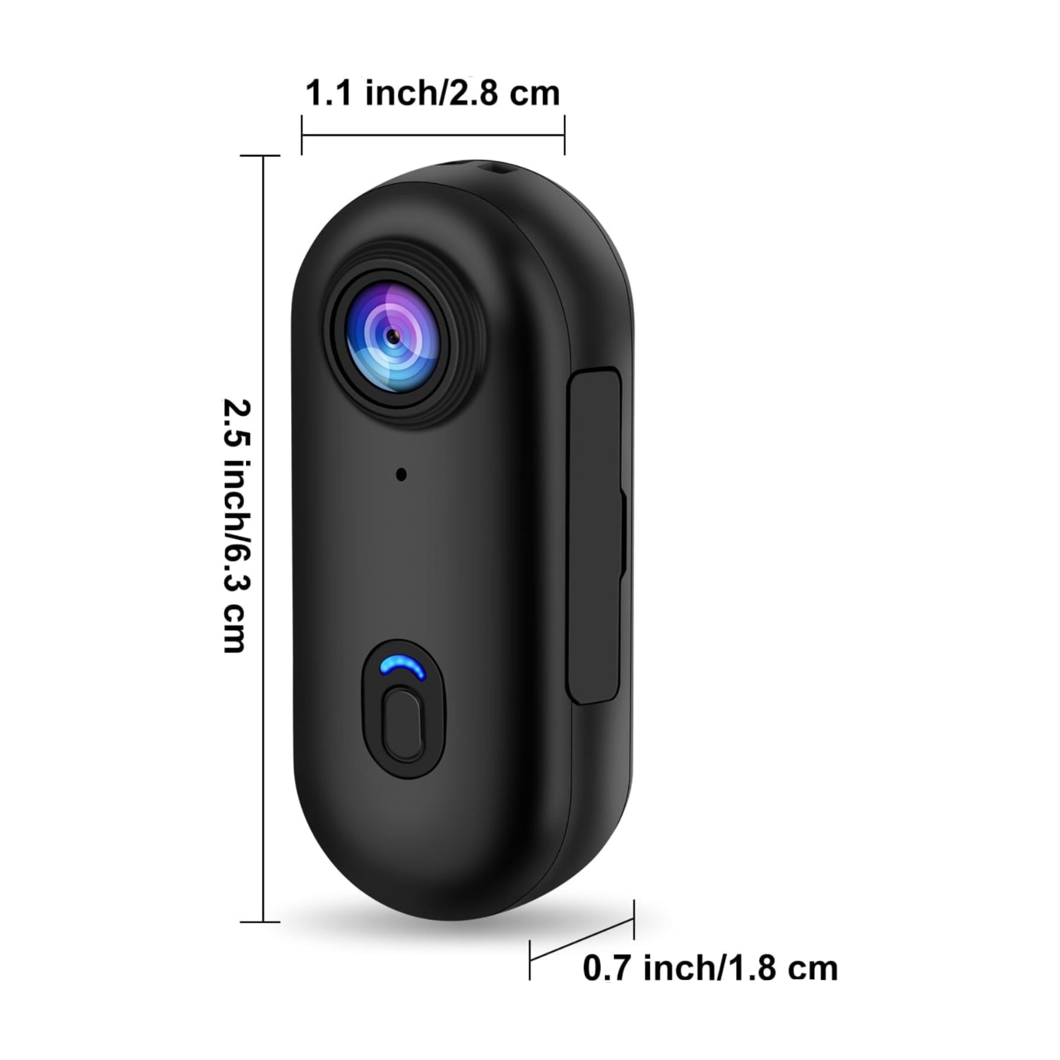 Sixmou i3 4K thumb-sized action camera mounted on a helmet for versatile outdoor recording and compact footage capture
