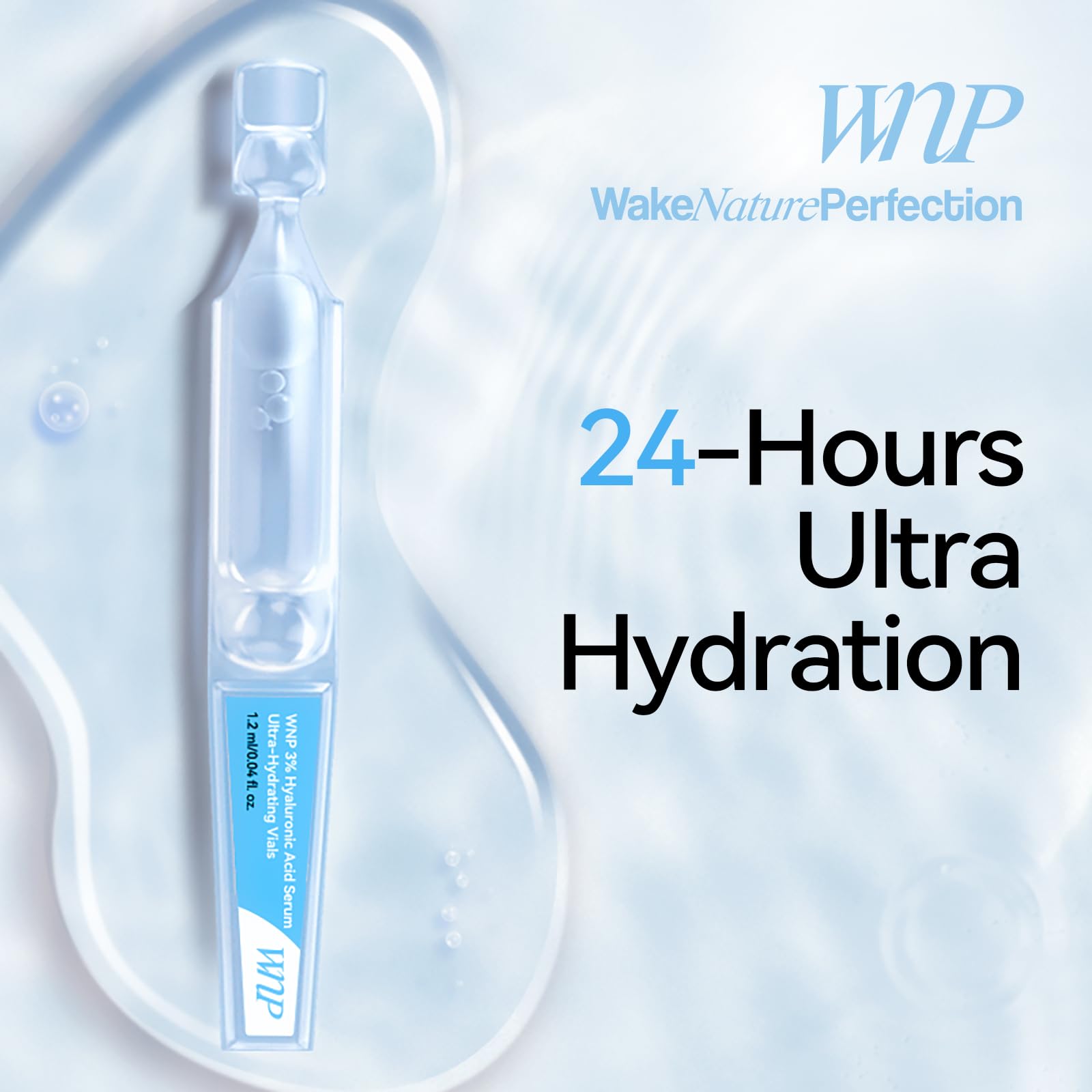 Hydrating Repair Serum Set: 3% Hyaluronic Acid &amp; Collagen, - WNP