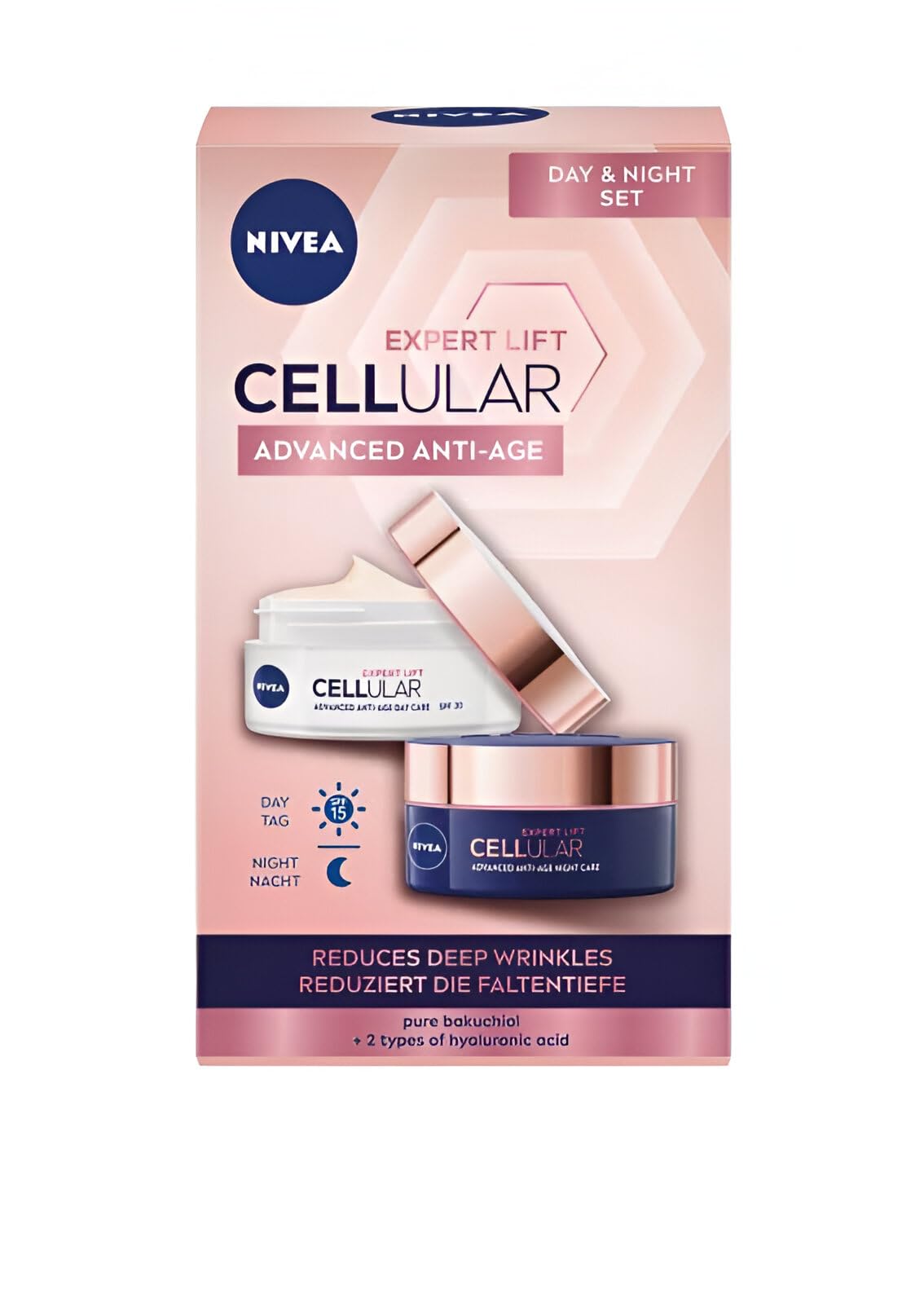 NIVEA Cellular Expert Lift Day Cream Night Cream Set Anti - NIVEA Official Imagery - 2
