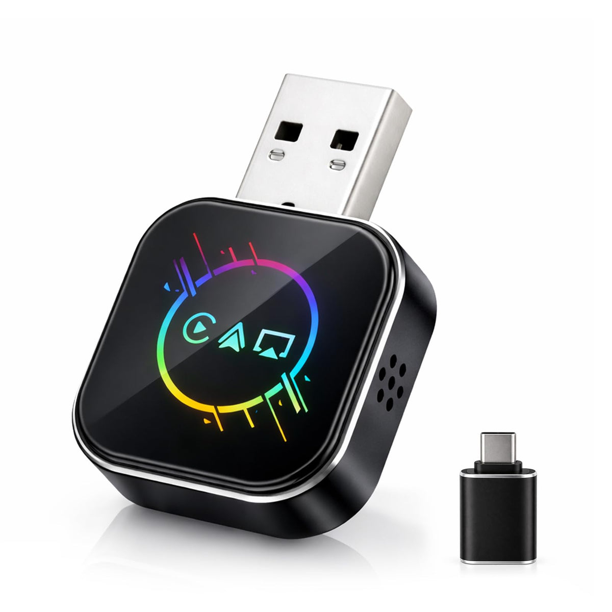 ELECROW 4 in 1 Wireless CarPlay Adapter for iPhone Android - ELECROW Official Imagery - 1