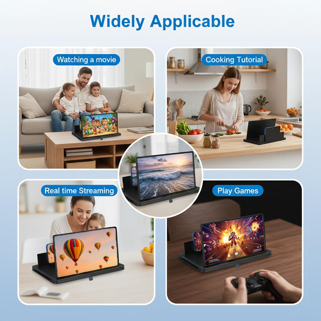 Screen Magnifier for Cell Phone with Adjustable Stand - AIPULL Official Imagery - 8