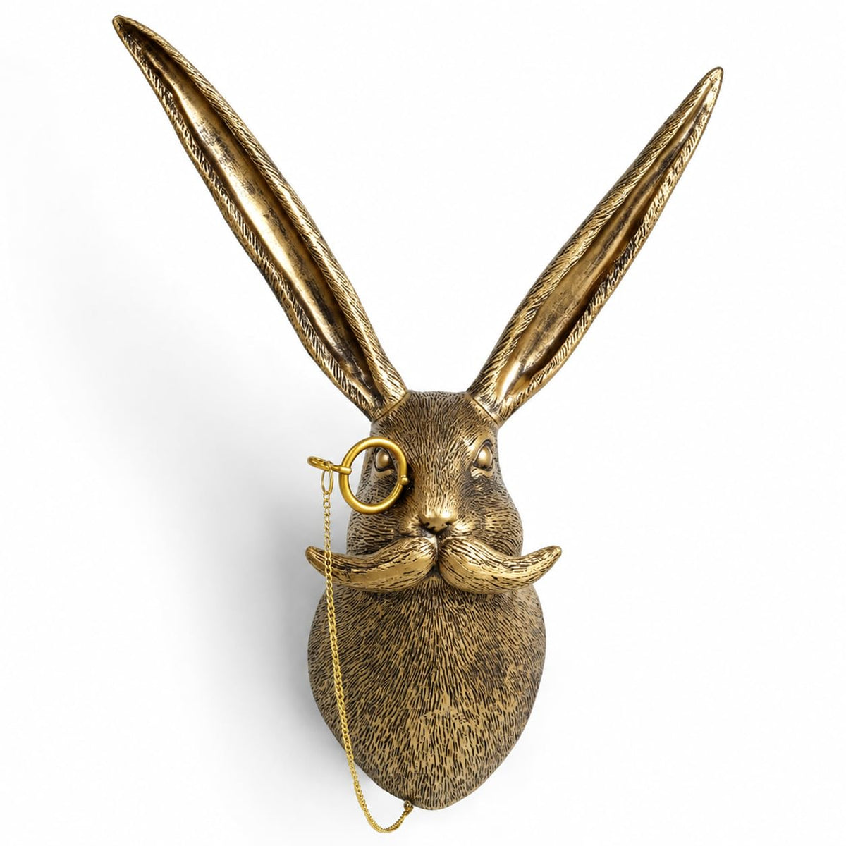 UITWMKTG Gold Rabbit Head Wall Decor - UITWMKTG Official Imagery - 1