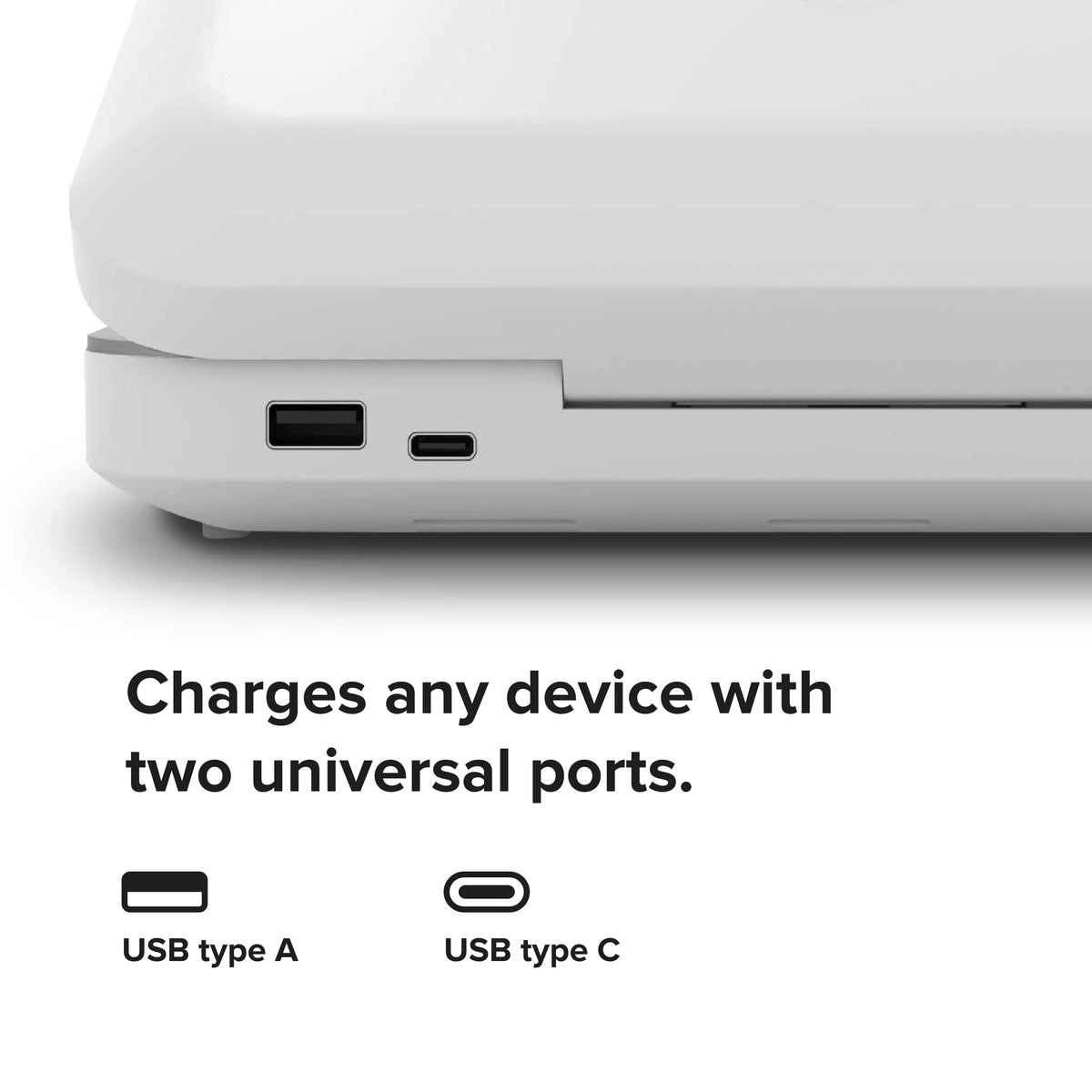3 UV Phone Sanitizer Box Dual Charger Patented 360 UVC White - PhoneSoap Official Imagery - 5