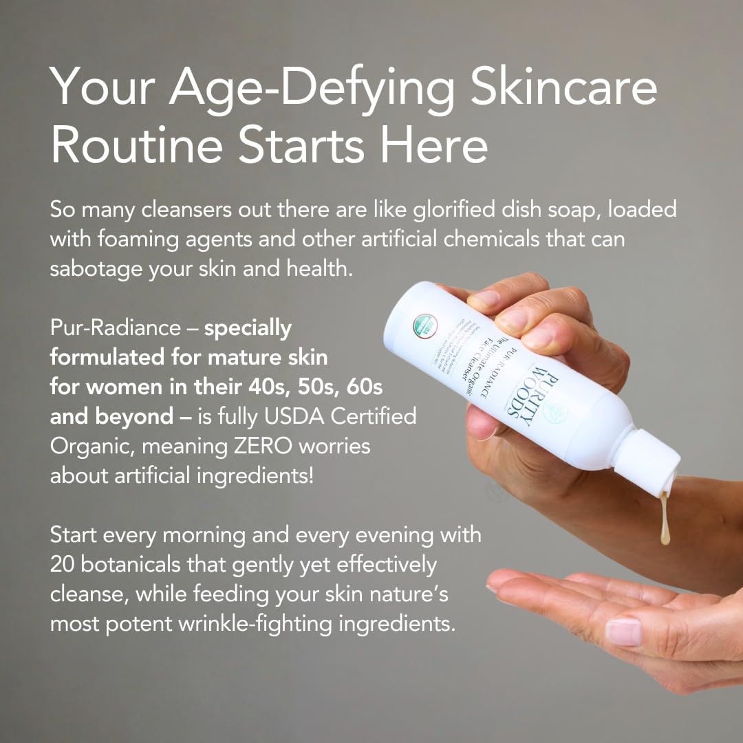 Purity Woods Pur Radiance Face Cleanser for Mature Skin Non - Purity Woods Official Imagery - 6