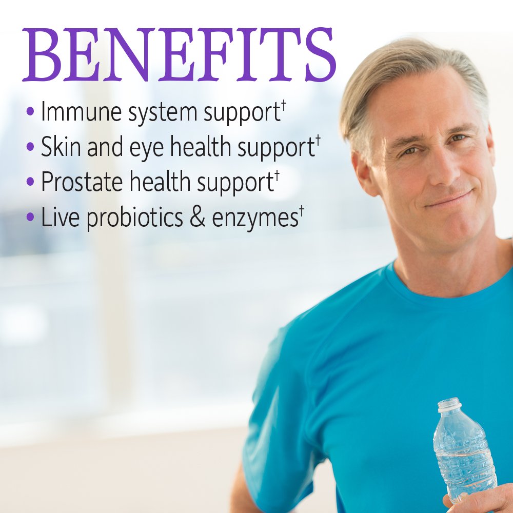 Garden of Life Zinc supplement bottle with 30mg high potency raw zinc tablets inside.