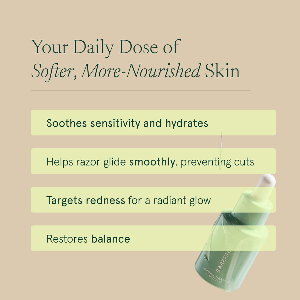 Barefaced Perfectionist 1 Fl Oz Facial Shave Oil with - Barefaced Official Imagery - 5