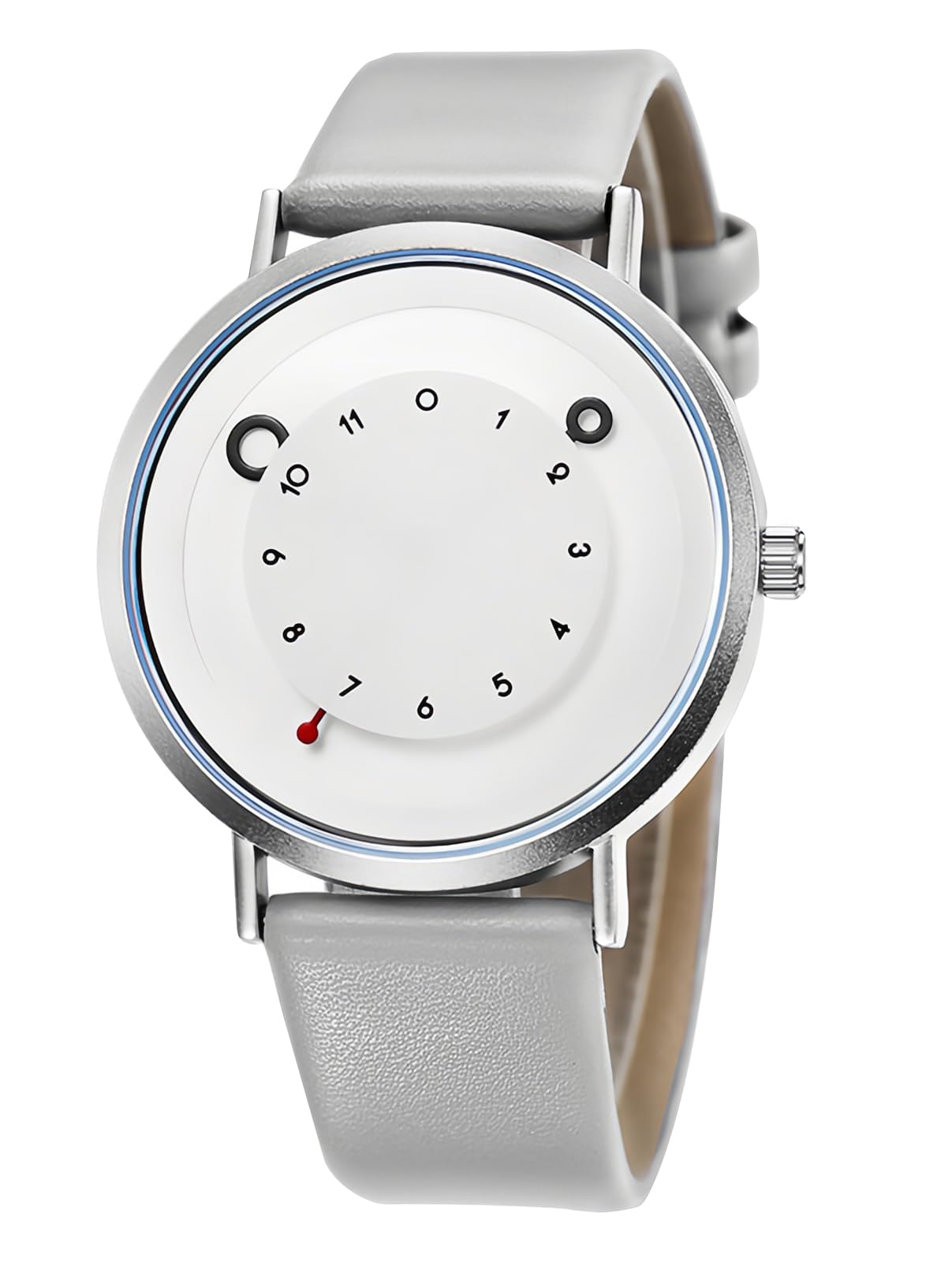 Gosasa Minimalist Casual Unisex Quartz Watch – Unique Hands - Product Imagery