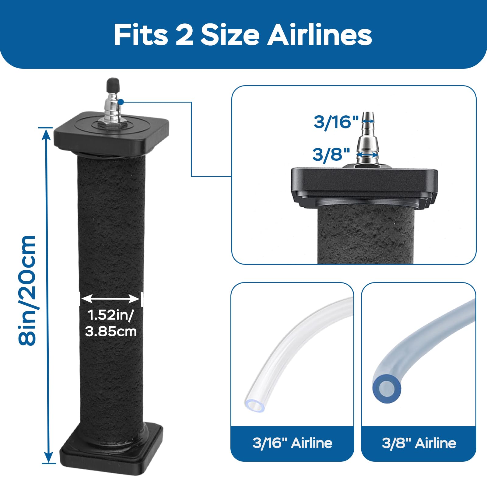 AquaMiracle New Innovative Rubber Air Stone | Air Bubbler | Oxyge - AquaMiracle Official Product View 5