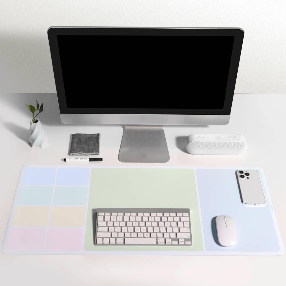 loukin Non Slip Dry Erase Desk Mat 32 x14 Writing Mouse Pad - loukin Official Imagery - 3