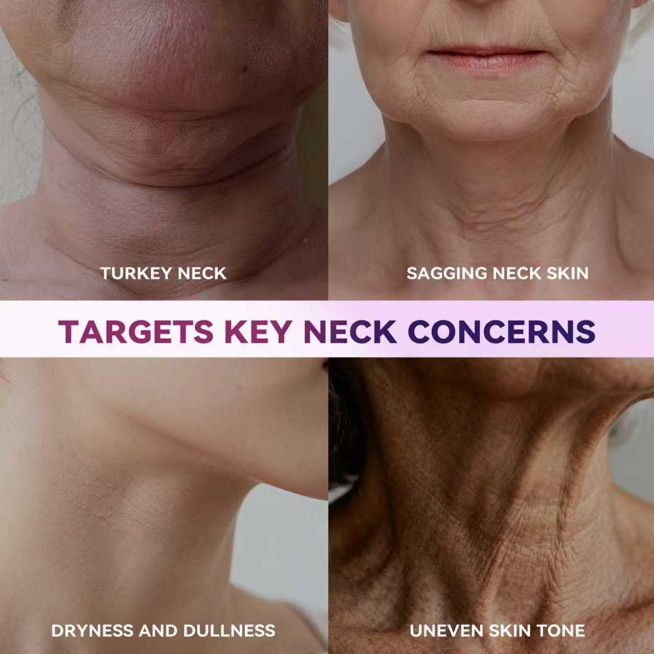 Neck Firming Cream with Retinol Tightening Lifting Gua Sha - GOOSURE Official Imagery - 3