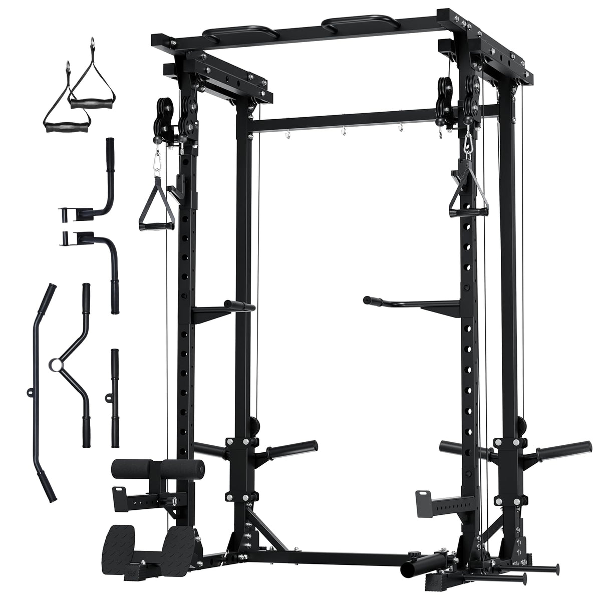 MAJOR FITNESS Drone3 Power Rack 2500lbs Multi Function Home - MAJOR FITNESS Official Imagery - 1