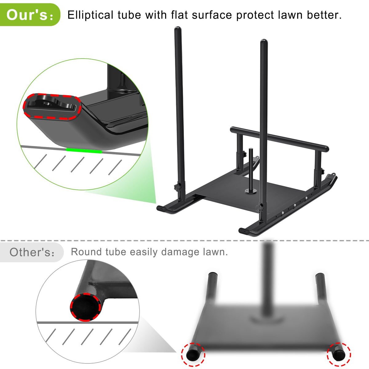 Kipika Weight Sled Workout Sled Fitness Strength Training - Kipika Official Imagery - 6
