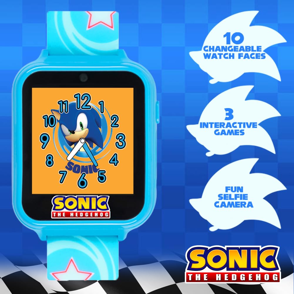 Accutime SEGA Sonic the Hedgehog Educational Learning Touchscreen Smar - View 3