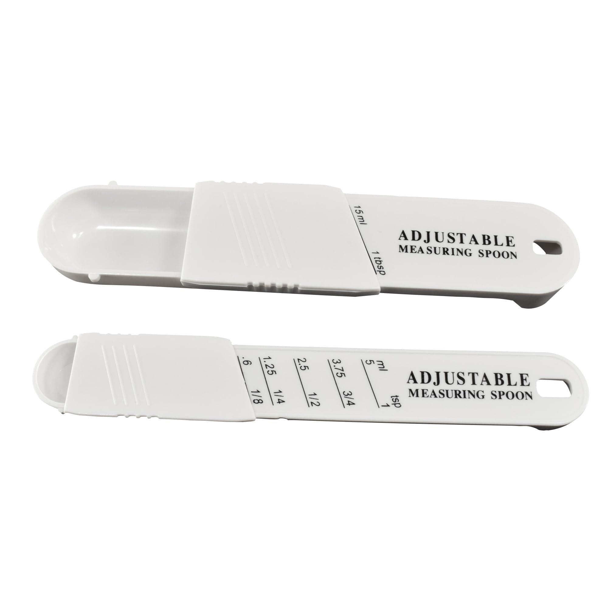 R&M Adjustable Measuring Spoon Set – 2-Piece Tablespoon & Teaspoon Mea - View 1