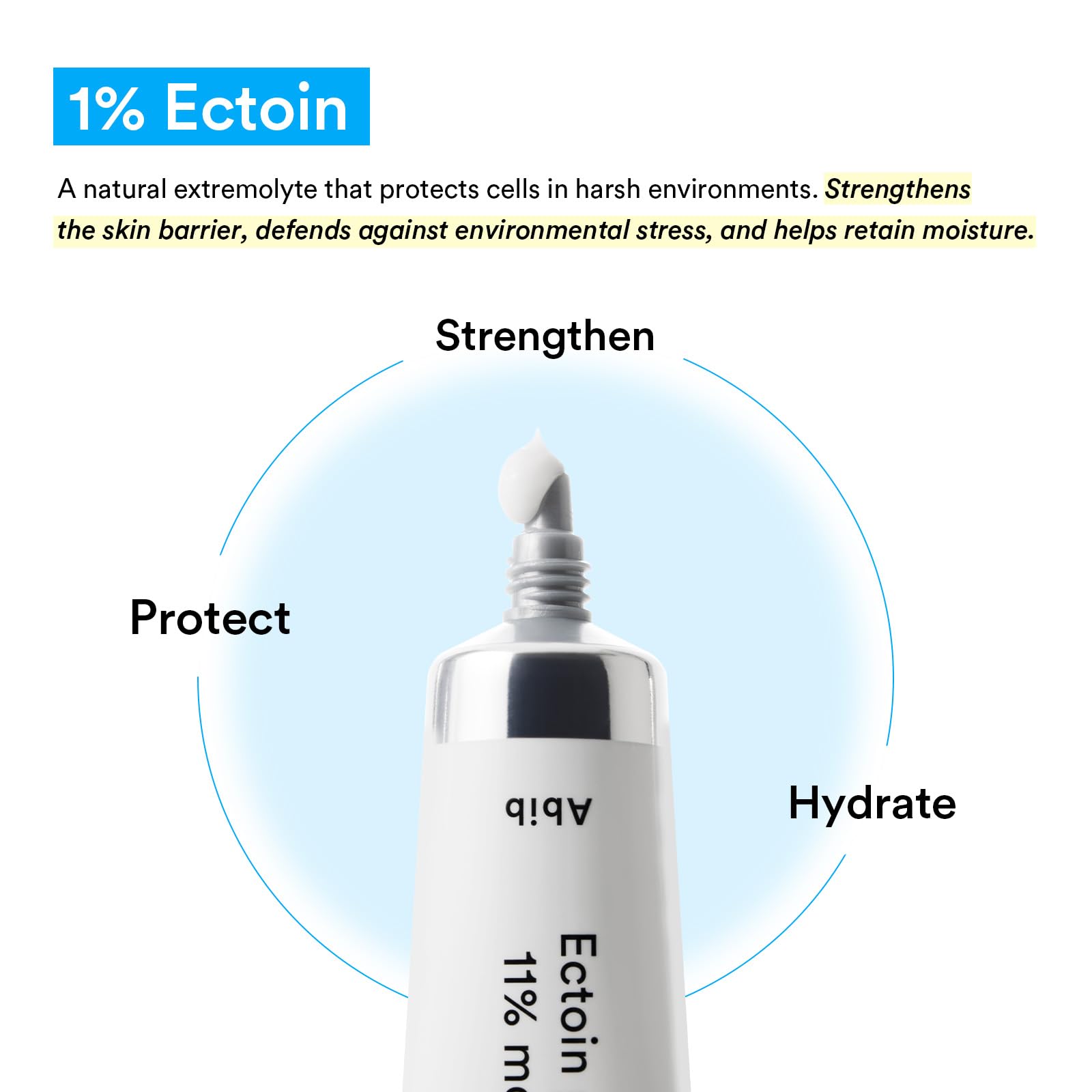 Abib Ectoin Panthenol 11% Moisturizer Barrier Tube 1.69 fl. oz. 50 mL I Skin Hydrating Face Cream - Abib Official Product View 5