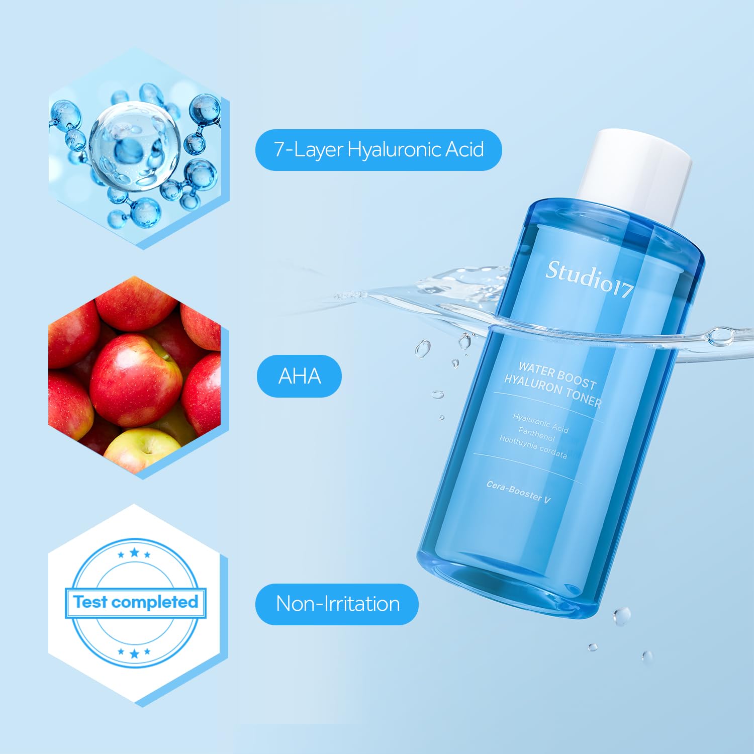Studio17 Waterboost Hyaluronic Acid Toner 10.14 fl.oz. - STUDIO17