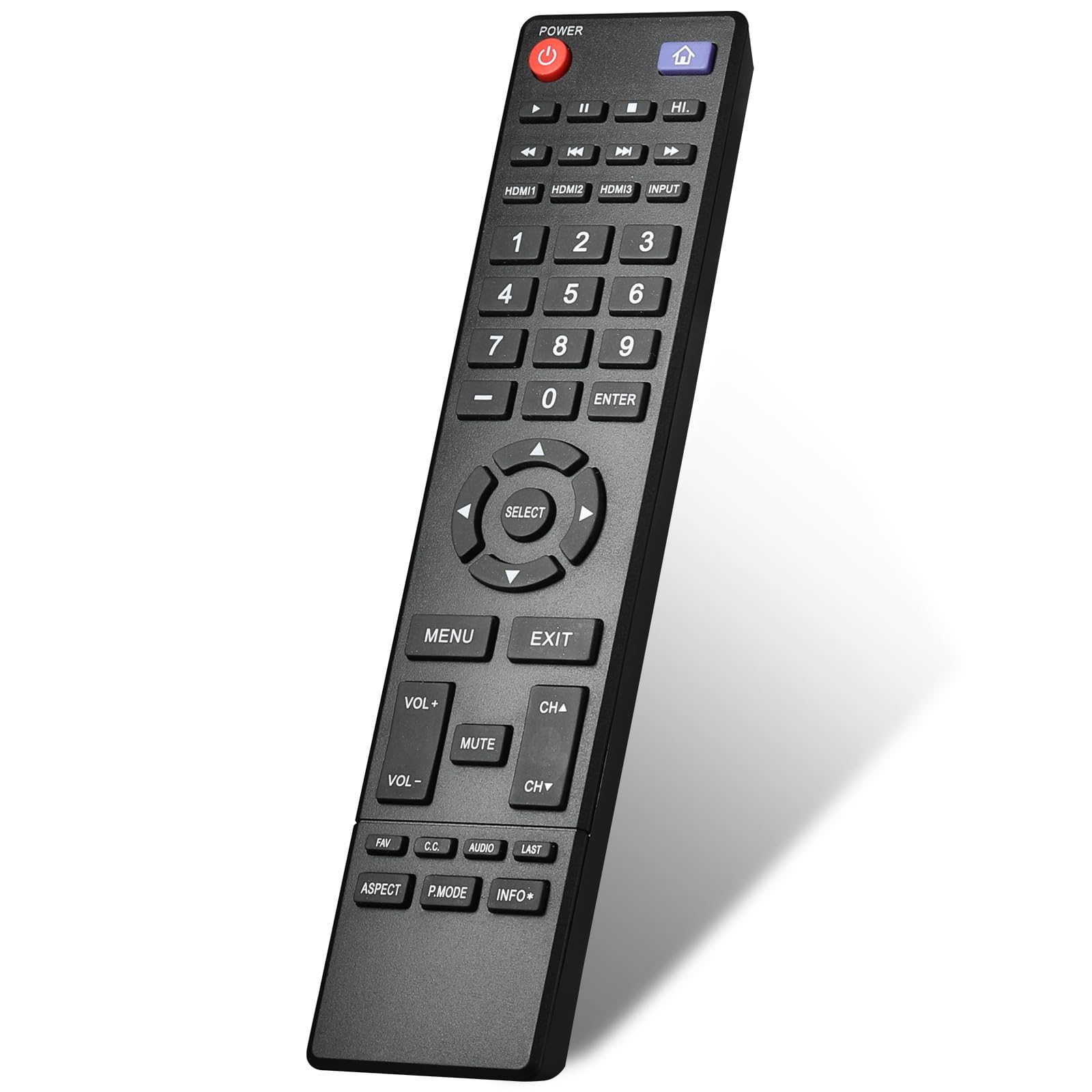 Auilzlz Remote Control Rplacement fit for HITACHI LED LCD Smart T by Auilzlz - Angle View 1