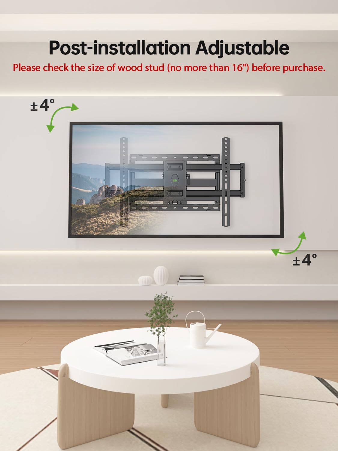 USX Mount Full Motion TV Wall Mount for Most 42 90 inch Flat - USX MOUNT Official Imagery - 7