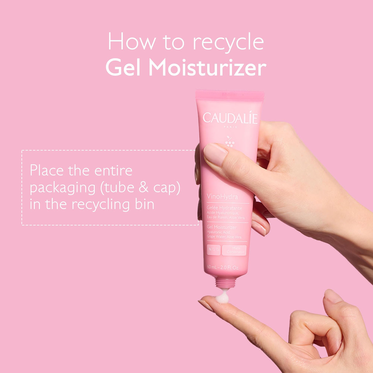 Caudalie VinoHydra Gel Moisturizer with Hyaluronic Acid Aloe - Premium Selection Official Imagery - 6
