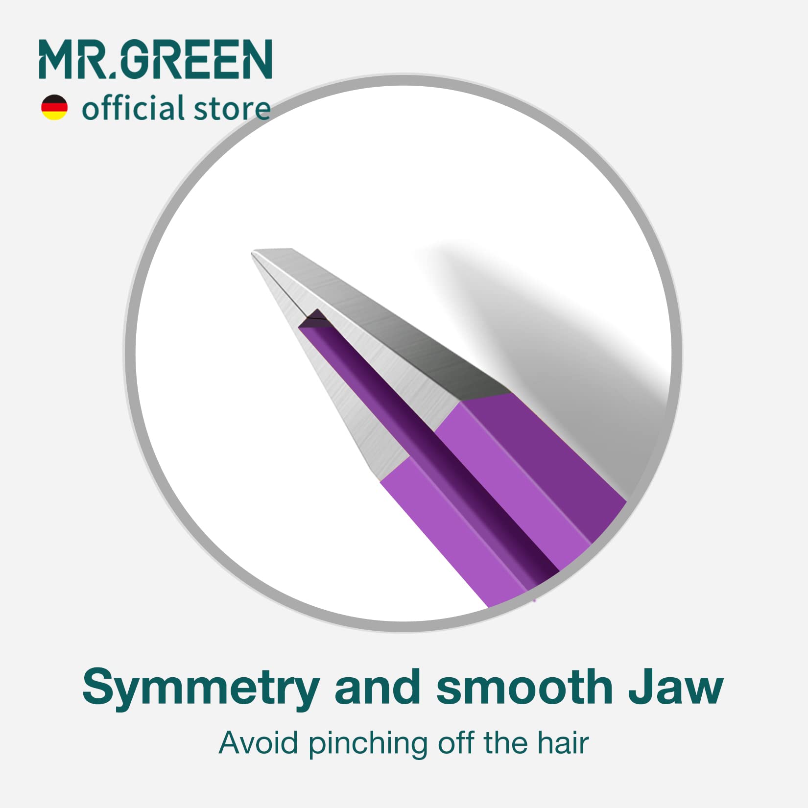 MR GREEN Eyebrows Tweezers Colorful Beauty Fine Hairs Puller - MR.GREEN Official Product Imagery - 6
