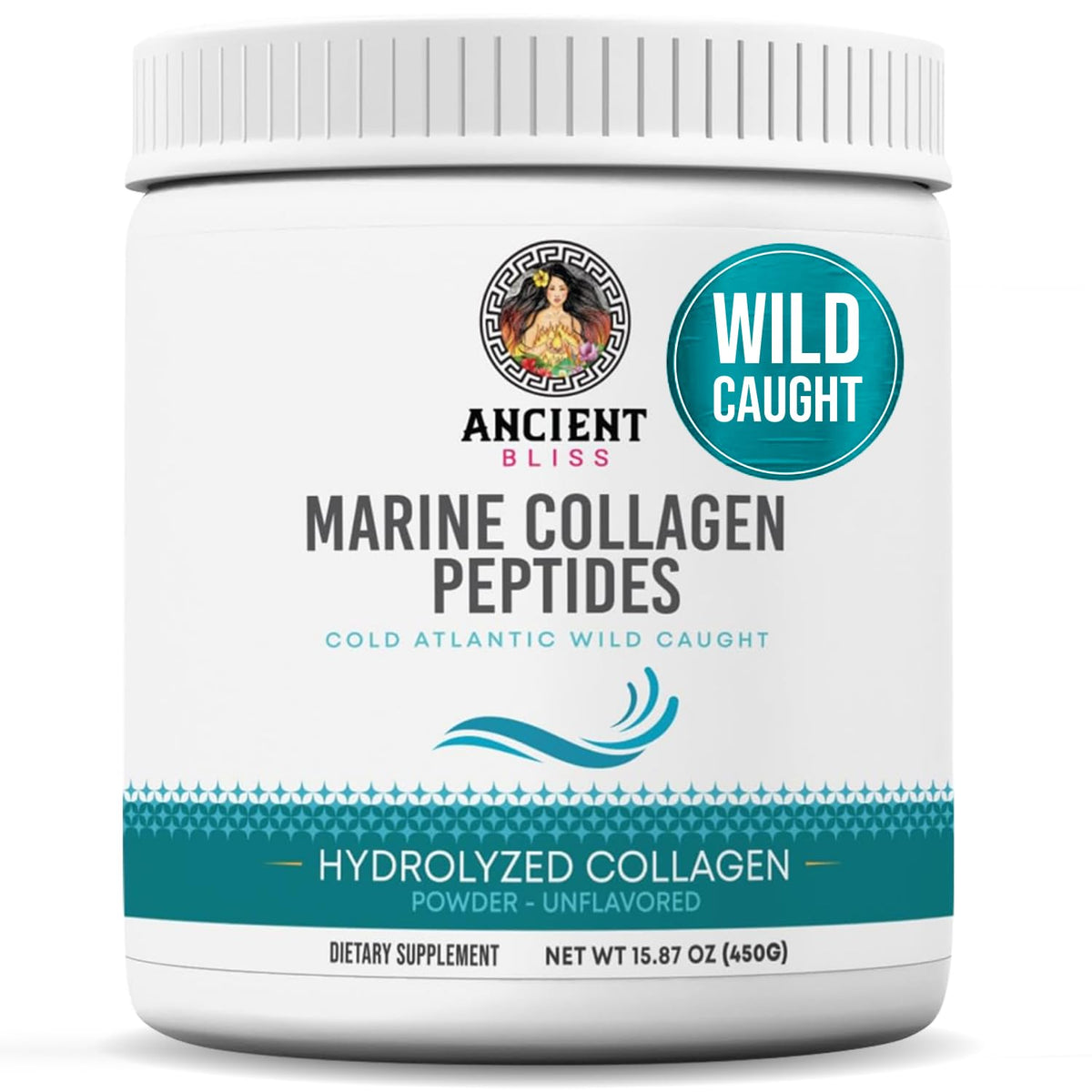 Ancient Bliss Wild Caught Marine Fish Collagen Peptides - Ancient Bliss Official Imagery - 1