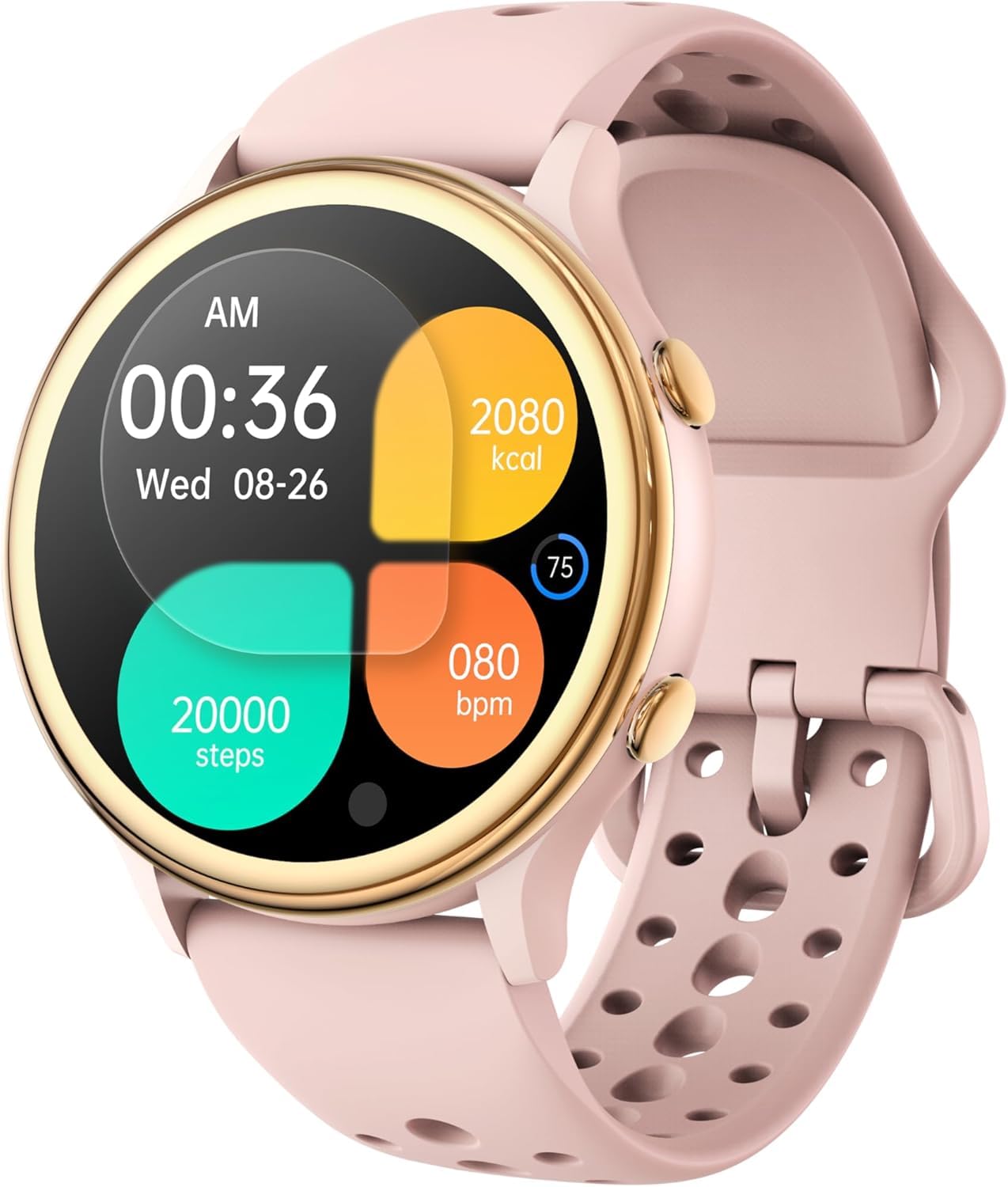 ICOMTOFIT Smart Watches for Women, Fitness Tracker with Heart - Product Imagery