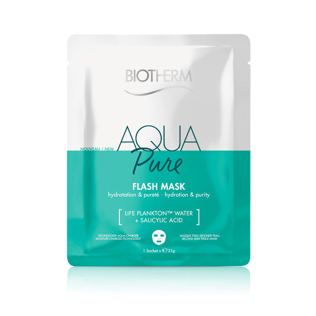 Biotherm Aquasource Flash Sheet Mask a Moisturizing Face - Premium Selection Official Imagery - 2